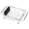 SANNO Dish Drying Rack, Large Dish Rack Adjustable Deep Dish