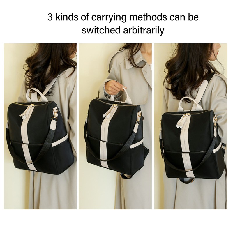 Women Backpack Purse Large Capacity Soft PU Leather Fashionable Casual