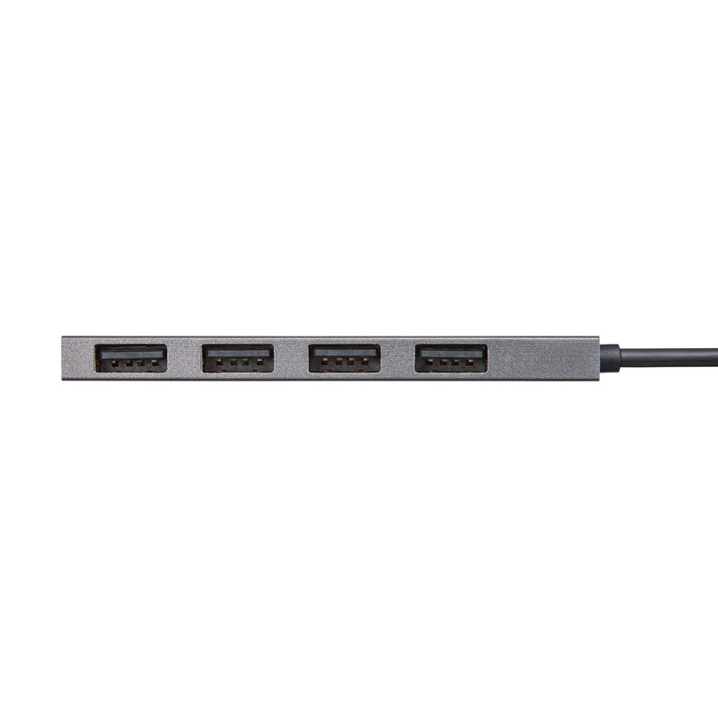 Sanwa Supply USB Type-C USB 2.0 4 Port Slim Hub