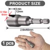 YALOJE Power Wing Nut Driver Set, 1/4" Hex Shank Drill