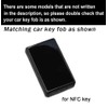 ontto Handmade Leather Car Key Case Fit for Volvo NFC