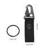 [PATIKIL] Belt Keeper Key Ring for Outdoor Camping 3pcs Nylon
