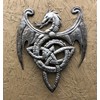 Dragon, Metal Wall Mounted Art, Mythical, Celtic, and Gothic Sculpture,