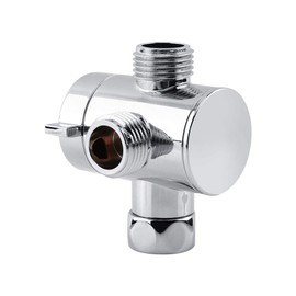 Shower Head T Adapter 3-Way Branch Valve Diverter for Shower Head Replacement Part G1/2" Bathroom Faucet Parts
