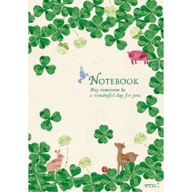 Midori Notebook (A5) Clover Pattern 91802162