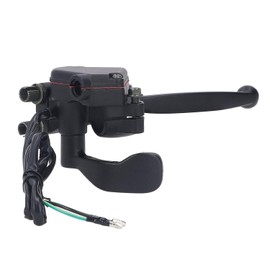 Tbest Robuste Doppelte Bremshebelbaugruppe mit Daumen Gaszug Für Atv Quad Motorisiertes Fahrrad Kompatibel 50 90 110 150 250 Modellen