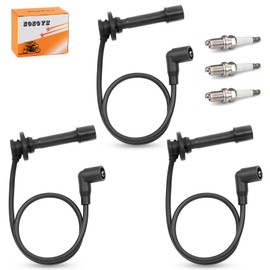 Spark Plug & Cap Wire Kit for Kawasaki KAF820 KAT820 Mule PRO-FX PRO-FXR PRO-FXT 2015-2023 21150-0013