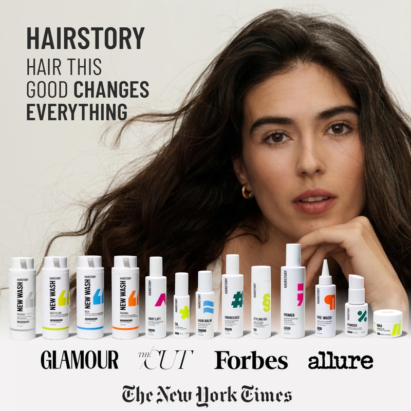Hairstory New Wash Deep, Clarifying Cleansing Cream for Oily &