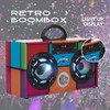 Wireless Express - Boombox Speaker with LED Lights – Retro