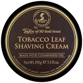 Taylor of Old Bond Street Tobacco Leaf Shaving Cream Bowl, 5.3 Ounce