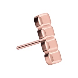 PIERCINGLINE Titanium Attachment with Push Pin Bar without Labret Stud Piercing Ear Nose Choice of Colours, Titanium