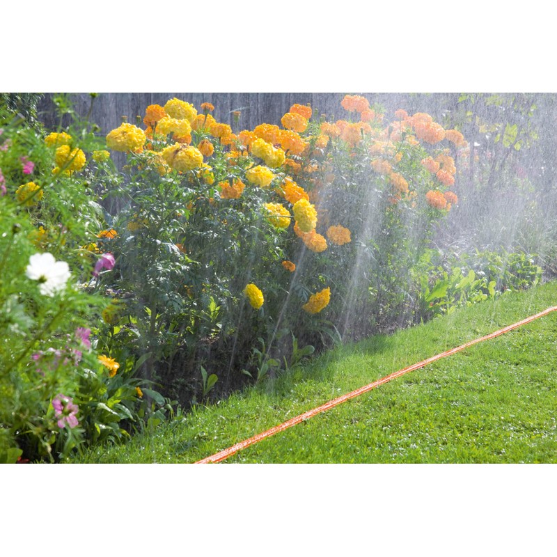 Gardena 995 25 ft. (7.5m) Sprinkler Hose, Orange, for Watering