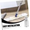 Baluue 3pcs Threaded Connector for Broom Handle Replacement Durable Extension