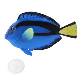 Aquarium Artificial Fish Lifelike Plastic Artificial Moving Floating Fishes Ornament Decorations Fish Fish Tank Floating Fake Tropical Fish Funny Luminous Silicone Fish