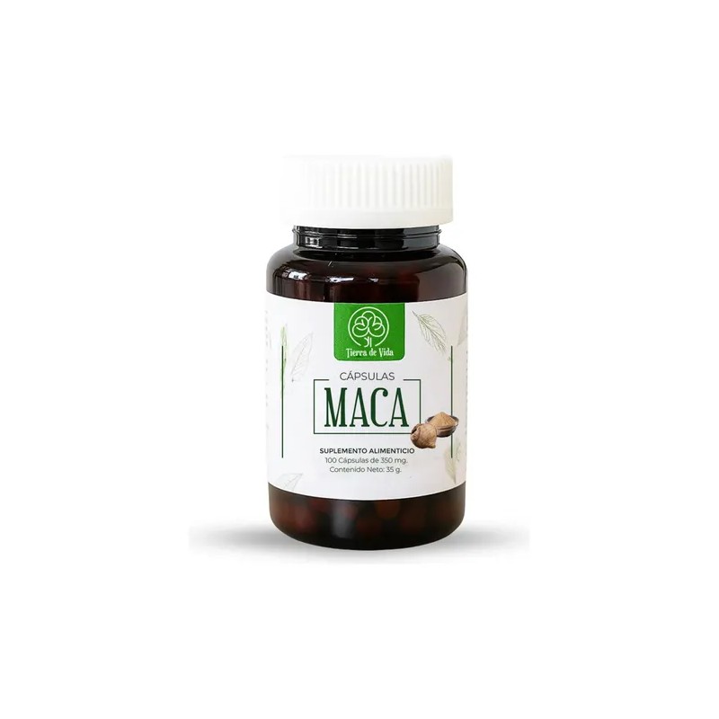 Maca Peruana Cápsulas Naturales Energía Y Vitalidad 100 Caps