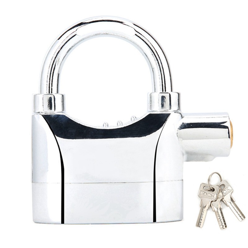 Anti theft Security Padlock Waterproof Siren Alarm Lock for Motorcycle