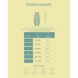 molis&co - Baby Sleeping Bag with Feet and Sock - Ideal for Spring and Autumn - Baby Sleeping Bag with Legs 1 tog - 100% Cotton (Oeko-Tex 100), Premium Quality - Lagoon (70 cm)