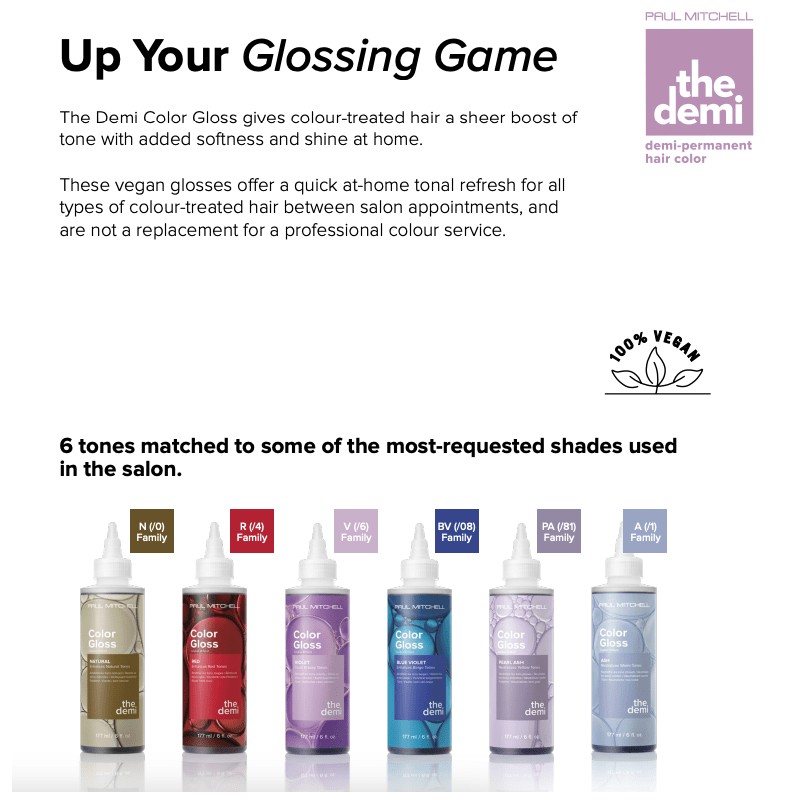 Paul Mitchell The Demi Color Gloss- Natural 177ml