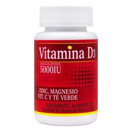 Vitamina 5000 Zinc Magnesio Verde Cap Anahuac