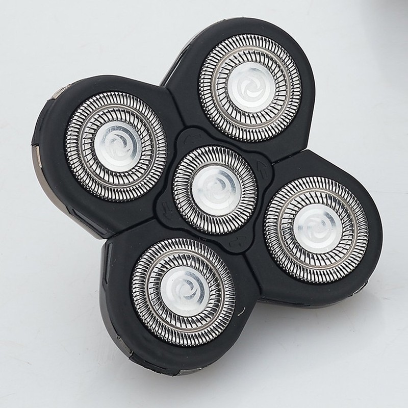 Men Electric Shavers Replacement Heads 5 in 1 Razor Replaceable