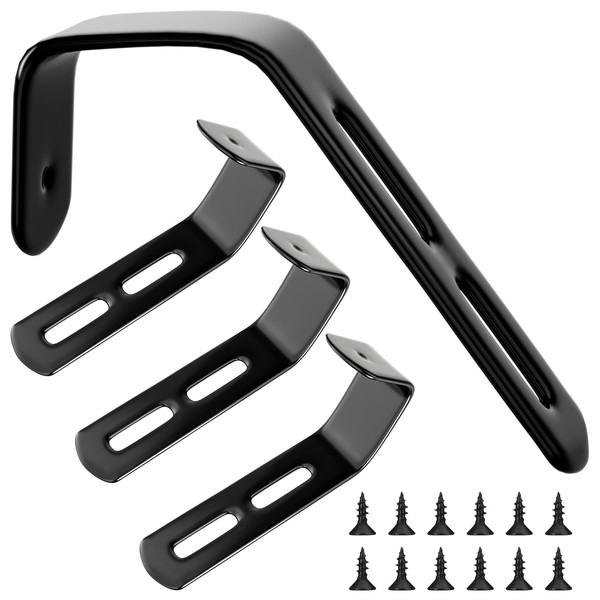 4 Set Angled Bunk Bed Ladder Hooks PVC Coated Stainless