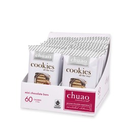 Chuao Chocolatier Cookies All the Way Milk Chocolate Mini Bars | Gourmet Chocolate Sprinkle European No Preservatives | For Gift Baskets, Christmas, Valentines Day, Gifts for Women, Men, Birthday, Thank You, Care Package | 24 Pack