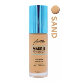 Arantza Cosmetics Base Maquillaje Alta Cobertura Makeithappen Arantza A10 Sand