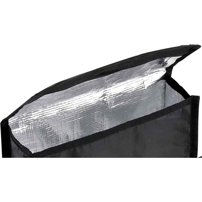 OSK BL-37DE Lunch Box with Cooler Case, Black