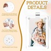 Shoyisenka 2 Pcs Magnetic Car Picture Holder, 2.5x3.6 Inch Acrylic
