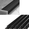 10-Pack 48 Inch Aluminum L-Shaped Non-Slip Stair Edge Protector,Nosing Matte