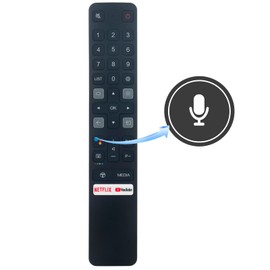 Beyution RC901V FMR1 Voice Remote Control Fit for TCL Android Smart TV 06-BTZNYY-ARC901V, 40S6500FS, 40S6510FS, 40S6800, 40S6800FS, 43P30FS, 43S6500, 43S6500FS 43S6510FS, 43S6800FS, 49P30FS