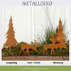 Storm's Gartenzaubereien Elk Christmas Decoration Set of 4 with Fir