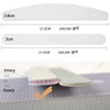WUBAYI 12pcs Professional Nail Files Set Double Sided Emery Board