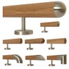 TIBU Oak Wooden Handrail Railing 0.3 m - 6 m,