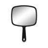 PROTECLE Large Hand Mirror, Salon Barber 10.3"L x 7.4"W, Black