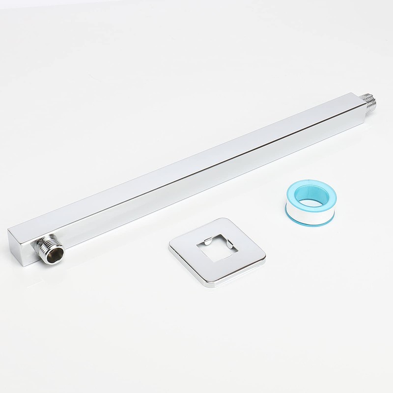 HarJue Shower Arm, Rain Shower Head Extension Extender, With Flange