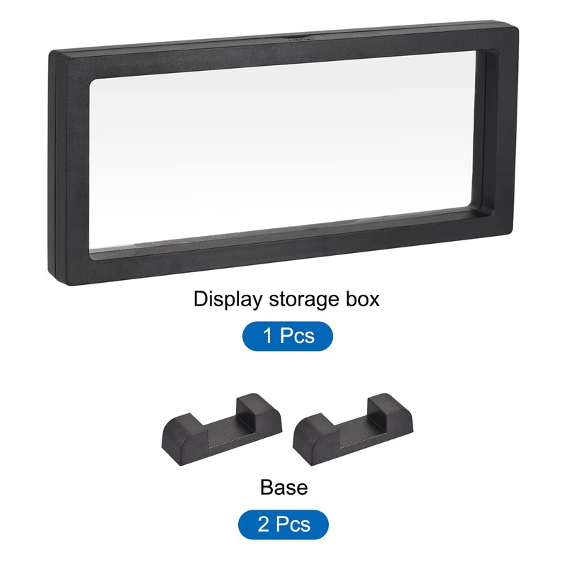 MECCANIXITY Floating Frame Display Holder Stand 3D Jewelry Display Box
