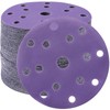 STEBRUAM 50pcs 150mm Sanding Discs 80 Grit 15 Holes Hook