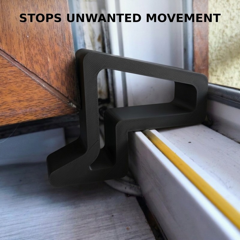 Sliding Door & Window Track Stopper – Tool-Free Security Stop