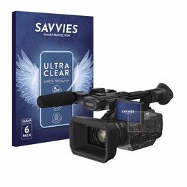 Savvies Screen Protectors for Panasonic HC-X2 Ultra Transparent Pack of 6