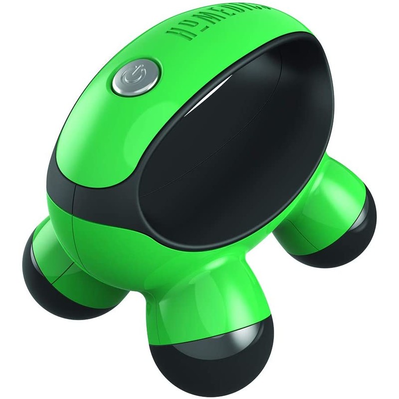 HoMedics, Quatro Mini Hand-Held Massager with Hand Grip, Battery Operated
