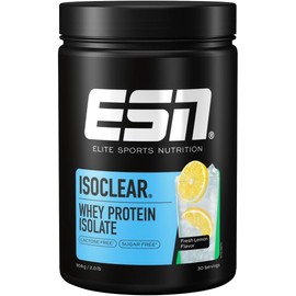 ESN ISOCLEAR Whey Isolate Protein Powder, Fresh Lemon, 908 g, Protein Lemon with Fruity Delicious Taste, Clear Whey - Made in Germany Visit the ESN Store