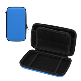 Carrying Case for 2DS XL, 2DS LL, New 3DS, 3DS and Accessories, Hard Shell Protective Travel Case, with 8 Game Slot and Inner Pocket (Blue)