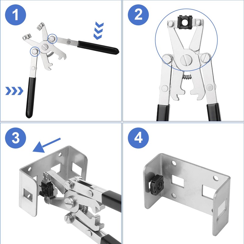 Rotable Cage Nut Tool, Cage Nut Insertion/Removal Tool on The