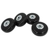 AcbbMNS 4 Pcs Luggage Suitcase Replacement Wheels 50mm x 18mm,
