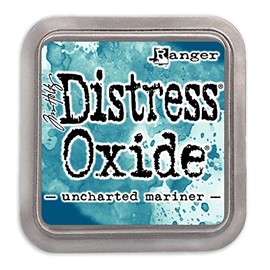 RANGER INDUSTRIES Tim Holtz-Distress-Oxide Ink Pad-Uncharted Mariner, 3 x 3 inch (TDO81890)