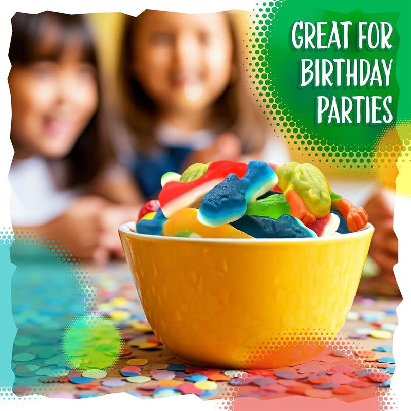 Sunny Island Gummy Sharks and Rainforest Frogs Candy Mix |