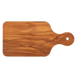 [arteinolivo] Olive Wood Paddle Shaped Cutting Board (Small)