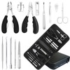 Shehadeh - Pedicure Manicure Set 14 Pieces Nail Case Nail