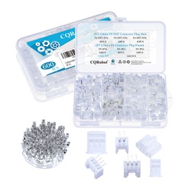 CQRobot JST PA SMD 2.0 mm Pitch 2-Pin/3-Pin/4-Pin JST Connector IC Male Plugs, Female Sockets Housing and T-Shaped Crimp Terminal. 120 Sets/600 Pieces JST PA SMD Connector Adapter Cable Assembly.